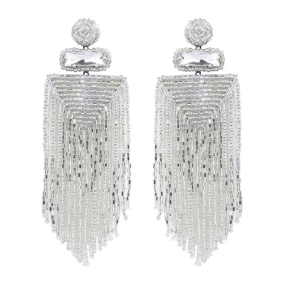 Deepa By Deepa Gurnani Jody Earrings - One Size - Silver - Picture 1 of 5